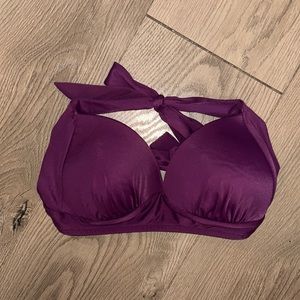 Venus Padded Purple Halter Bikini Top size B